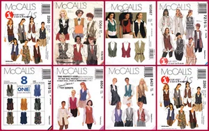 OOP McCalls Sewing Pattern Vest Misses Size You Pick - Picture 1 of 32