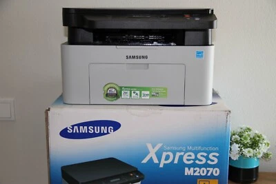 Wie NEU: Samsung M2070 Drucker, Kopierer, Scanner, ~ 910 Seiten, Toner neu, OVP - Bild 1 von 4