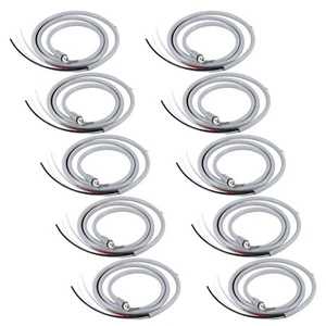 Conector de manguera de tubo de silicona dental de 6 orificios para pieza de mano de fibra óptica 6 PIN - Imagen 1 de 12