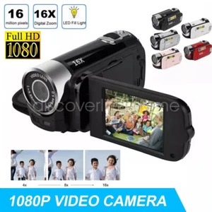 Digital Camera 1080p Video Camera 16MP Vlogging Camera 16x Zoom for Photography - Picture 1 of 29