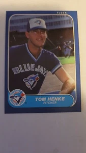 1986 FLEER TOM HENKE #60 NM  - Picture 1 of 1