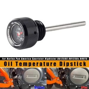 For Harley Pan America Sportster S Nightster 11cm Oil Temperature Gauge Dipstick - Picture 1 of 11
