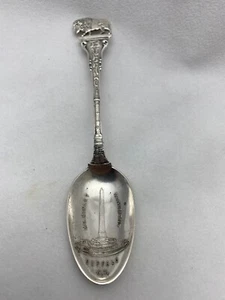 Antik Sterling Silber .925 "BUFFALO" New York "McKinley Monument 5 1/2' Löffel - Bild 1 von 11