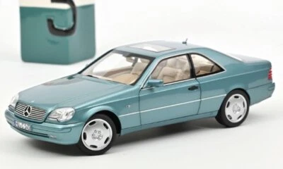 MB Mercedes Benz CL 600 - 1997 - bluemetallic - Norev 1:18 - Immagine 1 di 4