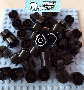 LEGO 2x2 Black Brick Bricks Round City Creator Building House Landscaping X10 - Picture 1 of 1