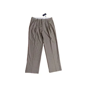 NWT Chaps Pleated Boys Beige Dress Pants Size 18 H / 34-H-W - Picture 1 of 3