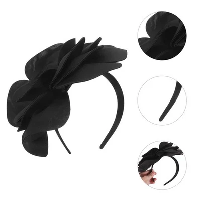  Diadema Flower Fascinators - Gorros florales años 20 50 grande fiesta de té rosa Foto 1 de 4