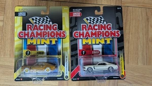 2025 Racing Champions Mint 1969 Ford Mustang Boss 302 GOLD STRIKE SUPER RARE NEW - Picture 1 of 3