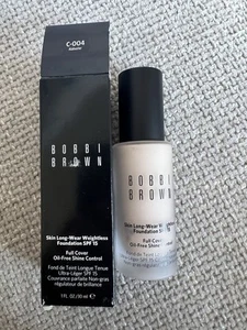 Bobbi Brown Weightless Skin Foundation SPF15 30ml C-004 Alabaster Brand New - Picture 1 of 2