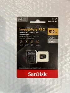 MicroSD SDSQXBD-512G-AW6KA SanDisk ImageMate Pro neuve - Photo 1 sur 2