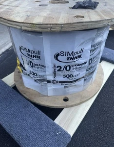 75 ft 2/0 AWG Southwire THHN THWN-2 Stranded Copper Building Wire 600V Black ✅ - Picture 1 of 4