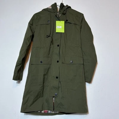 Saphirose Outdoor Mujer’s Verde Cortavientos Chaqueta de Lluvia Pequeño Abrigo Exterior Nuevo con Etiquetas Foto 1 de 4