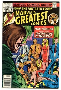 Marvel's Greatest Comics 77 en muy buen estado 8,0 Fantastic Four Marvel 1978 3923 - Imagen 1 de 2