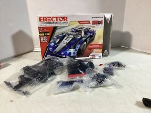 Vintage Erector Meccano Supercar Stem Building Kit Replacement Parts Incomplete - Picture 1 of 2