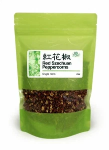 Whole Red Szechuan Peppercorns Hong Hua Jiao 紅花椒 大紅袍 4oz - Picture 1 of 2