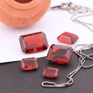 Granate Almandina Nano Gemas Resistente al Calor Cristal Piedra Preciosa Octágono Corte a Mano - Imagen 1 de 9