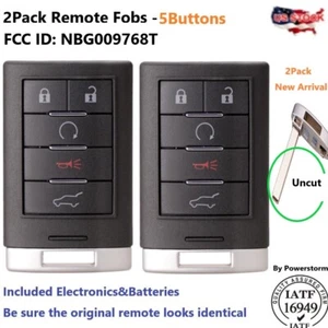 2x Llavero remoto sin llave para Cadillac SRX ATS ELR XTS 2010-2015 NBG009768T 5Tn - Imagen 1 de 6