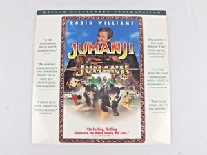 Jumanji Laserdisc 1996 Robin Williams LD Classic Movie Adventure Fantasy - Picture 1 of 4