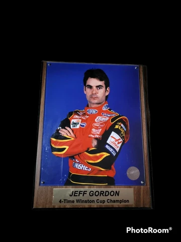 Jeff Gordan #24 Nascar Racing Plaque, 4x Winston Cup Winner Cover