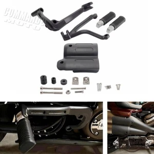 For Harley Sportster S RH1250S 2021-2024 Rear Foot Pegs & Mount Kit Heat Shield - Picture 1 of 7