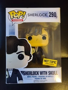 Funko POP! T.V. Sherlock with Skull 290 HT Exclusive Rare & Vaulted BRAND NEW - Picture 1 of 6