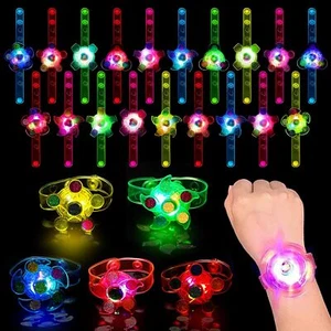 24Pcs Glow in The Dark Party Favors for Kids 8-12, Halloween Gifts LED Light Up - Picture 1 of 7