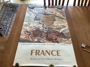 Vintage Original Travel Poster: France - LASCAUX - 24 x 39" - Picture 1 of 8