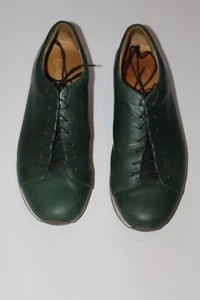 Handgefertigte Lederschuhe Grün Herren 12 Hergestellt in Portugal Pionier Plakette Sohle - Bild 1 von 13