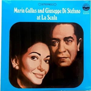 Maria Callas And Giuseppe Di Stefano At La Scala LP Quadraphonic Everest 3364 - Picture 1 of 2