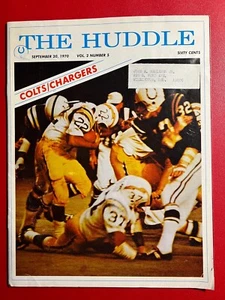 CARGADORES BALTIMORE COLTS - THE HUDDLE - 20 DE SEPTIEMBRE DE 1970 - COLTS @ SAN DEIGO - Imagen 1 de 1