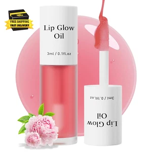 Hydrating Lip Glow Oil, Moisturizing Lip Plumper Gloss, Transparent Plumping Lip - Picture 1 of 7