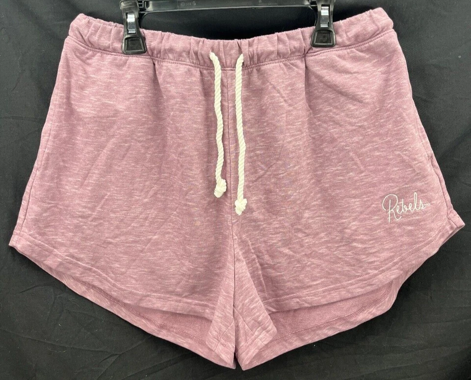 NEW Ole Miss Rebels Gear For Sport Purple Lounge Drawstring Shorts Women's M - Imagem 1 de 4
