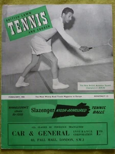 BRITISH LAWN TENNIS AND SQUASH / 1956 FEB / AMIN - AMATURE SQUASH CHAMPION - Imagen 1 de 1