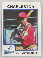1987 Charleston Rainbows Minor League Baseball ProCard#1989-William Taylor