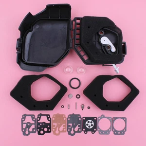 Luftfilter Abdeckung Element Baugruppe für Honda GX25 HHT25S Vergaser Reparatur Primer Birne Kit - Bild 1 von 4