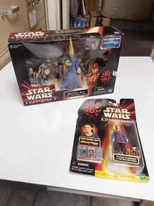 STAR WARS EPISODE 1 CINEMA SCENES WATTO'S BOX & PADME NABERRIE - Picture 1 of 9