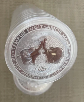 1oz Silber / Ottifanten / Elefant - Silbermünze  OttO 2020 - Bild 1 von 2
