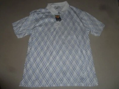 NUEVA CAMISA POLO DE GOLF JOS A BANK LEADBETTER PARA HOMBRE TALLA 2XL NUEVA CON ETIQUETAS BLANCA AZUL GRIS   Foto 1 de 4