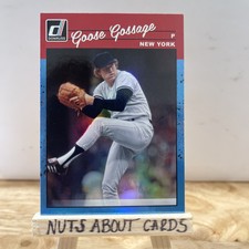 2023 Donruss Carolina Blue Holo Goose Gossage #286 Retro - Yankees