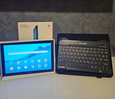 Huawei MediaPad T5 8 GB RAM, 32 GB 10.1" LTE Tablet (Schwarz) - Top Zustand - Bild 1 von 4