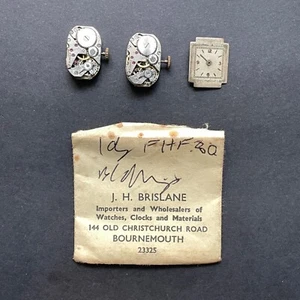 Reloj Felsa F302 Vintage Movimientos 15 Joyas Piezas Suizas Reparación o Repuestos Lote - Imagen 1 de 2