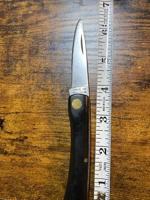 CASE XX 2137 SS SODBUSTER JR, BLACK HANDLES 8 DOT KNIFE - Image 1 of 4