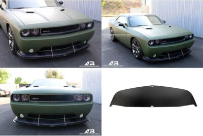 Divisor de viento delantero de fibra de carbono APR Performance para Dodge Challenger SRT8 11-14 Foto 1 de 4