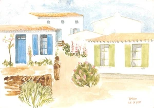 85-ILE D YEU AQUARELLE-N�T2734-A/0171 - Picture 1 of 2
