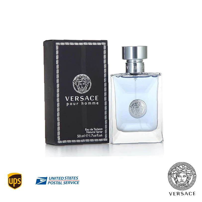 Versace Pour Homme Signature de Versace 1,7 OZ Colonia EDT para Hombres Nuevo en Caja Foto 1 de 1