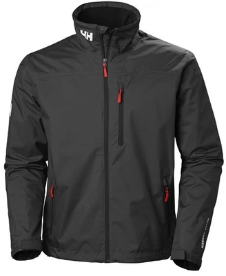 Helly Hansen Men's Crew Midlayer Sailing Waterproof Jacket, Black, Size XXLarge - Image 1 of 4