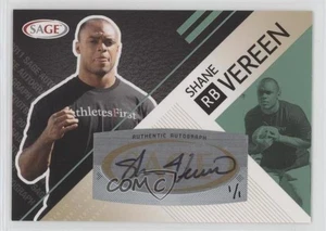 2011 SAGE Master Edition Auto 1/1 Shane Vereen #A-54 Rookie Auto RC uk2 - Picture 1 of 3