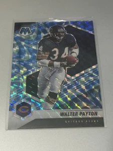 2021 Mosaic Walter Payton #42 Reactive Blue Chicago Bears Football HOF - Picture 1 of 2