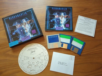 Neuromancer (1988) - Commodore Amiga Game – Complete In Box Vintage - Image 1 of 4
