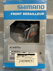 Shimano Claris FD-2400 Front Derailleur Braze-On for Double [ssg] - Picture 1 of 4
